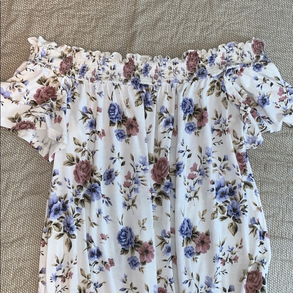 Soft and sexy floral top